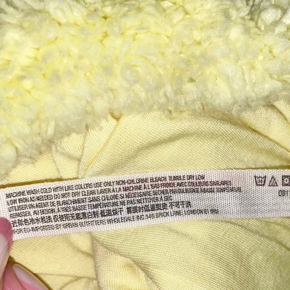 Free People Movement Nantucket Yellow Fleece Half-Zip Oversized Pullover Jacket - Picture 12 of 13